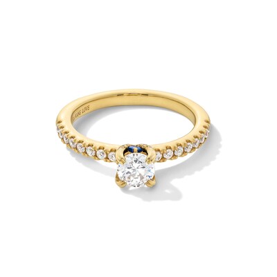 Vera Wang Love Collection 0.69 CT. T.W. Certified Diamond Engagement Ring in 18K Gold (F/SI2)