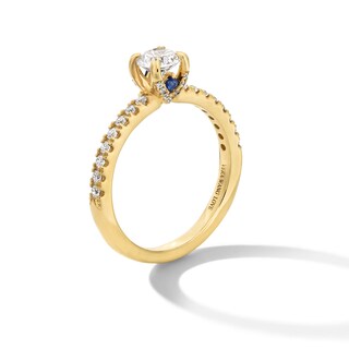 Vera Wang Love Collection 0.69 CT. T.W. Certified Diamond Engagement Ring in 18K Gold (F/SI2)