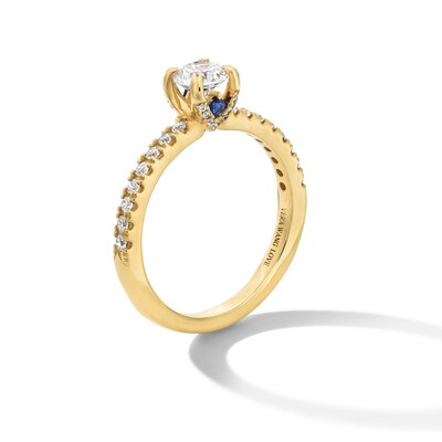 Vera Wang Love Collection 0.69 CT. T.W. Certified Diamond Engagement Ring in 18K Gold (F/SI2)