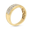 Thumbnail Image 3 of 0.20 CT. T.W. Diamond Miracle Double Row Anniversary Band in 10K Gold