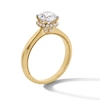 Thumbnail Image 4 of 1.40 CT. T.W. Certified Lab-Grown Diamond Frame Engagement Ring in 14K Gold (F/SI2)