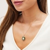 Thumbnail Image 2 of Oval Jade with Chinese "Happiness" Locket Pendant in 14K Gold