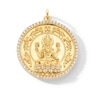 Thumbnail Image 1 of 0.50 CT. T.W. Diamond Frame Mahalaxmi Medallion Necklace Charm in 18K Gold