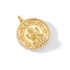 Thumbnail Image 2 of 0.50 CT. T.W. Diamond Frame Mahalaxmi Medallion Necklace Charm in 18K Gold