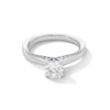Thumbnail Image 1 of Vera Wang Love Collection 0.95 CT. T.W. Certified Diamond Solitaire Engagement Ring in 18K White Gold (F/SI2)