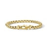 Thumbnail Image 6 of Men’s Bulova Classic Crystal Gold-Tone IP Watch with Black Dial and Chain Bracelet Box Set (Model: 98K115)