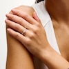 Thumbnail Image 2 of Vera Wang Love Collection 1.11 CT. T.W. Princess-Cut Certified Diamond Engagement Ring in 18K Gold (F/SI2)