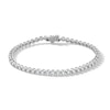 Thumbnail Image 1 of 3.00 CT. T.W. Certified Lab-Grown Diamond Tennis Bracelet in Sterling Silver (F/SI2)