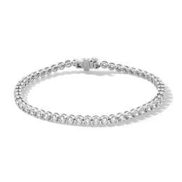 3.00 CT. T.W. Certified Lab-Grown Diamond Tennis Bracelet in Sterling Silver (F/SI2)