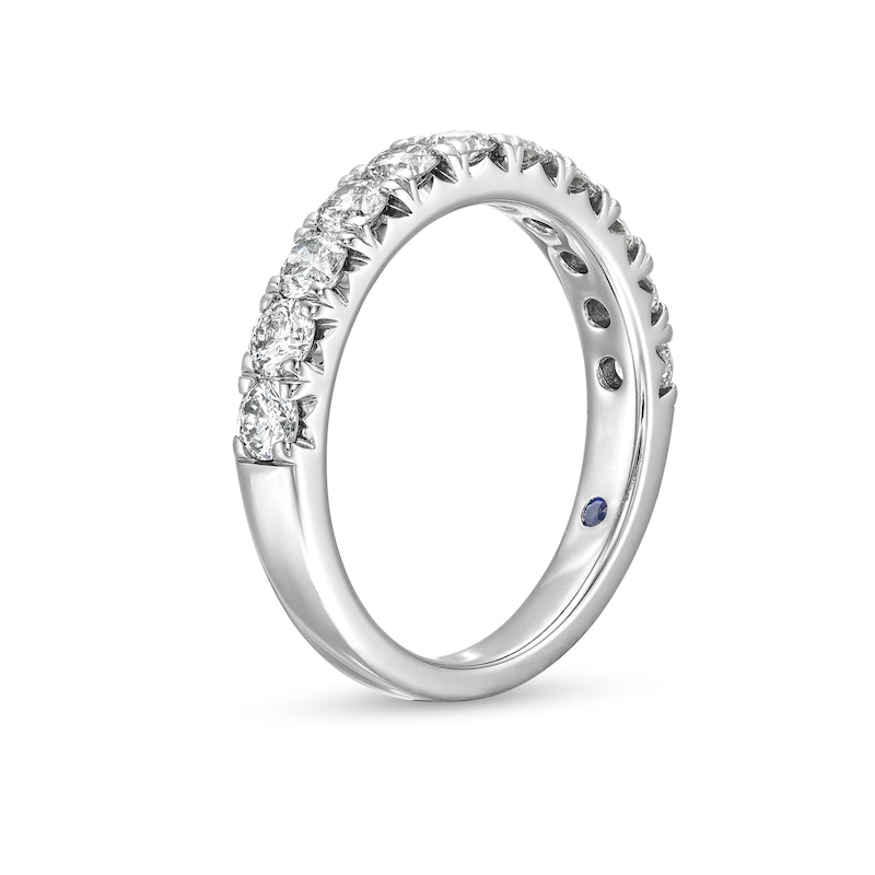 Previously Owned - Vera Wang Love Collection 0.94 CT. T.W. Diamond Eleven Stone Anniversary Band in 14K White Gold (I/SI2)