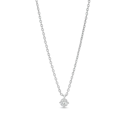 0.20 CT. Certified Lab-Grown Diamond Solitaire Pendant in Sterling Silver (F/SI2)