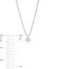 Thumbnail Image 3 of 0.20 CT. Certified Lab-Grown Diamond Solitaire Pendant in Sterling Silver (F/SI2)