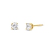 Thumbnail Image 1 of 1.00 CT. T.W. Certified Lab-Grown Diamond Solitaire Stud Earrings in 10K Gold (I/SI2)