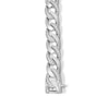 Thumbnail Image 3 of 1.00 CT. T.W. Certified Lab-Grown Diamond Curb Chain Bracelet in Hollow Sterling Silver (I/SI2) - 8.5”