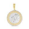 Thumbnail Image 3 of 1.00 CT. T.W. Diamond Roaring Lion Chain Link Frame Medallion Necklace Charm in 10K Gold