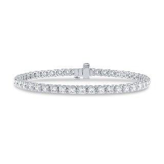 4.00 CT. T.W. Diamond Line Bracelet in 18K Gold