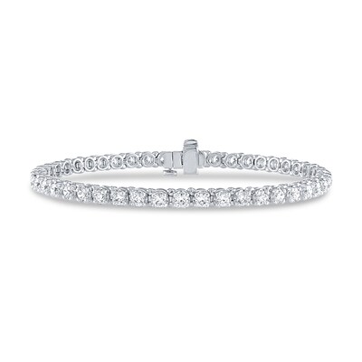 4.00 CT. T.W. Diamond Line Bracelet in 18K Gold