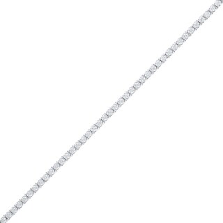 4.00 CT. T.W. Diamond Line Bracelet in 18K Gold