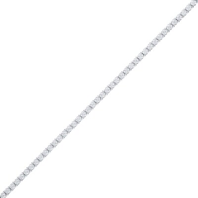 4.00 CT. T.W. Diamond Line Bracelet in 18K Gold