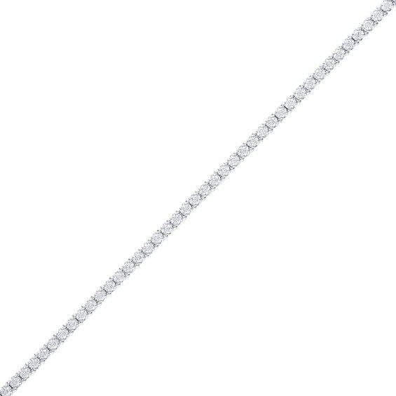 4.00 CT. T.W. Diamond Line Bracelet in 18K Gold