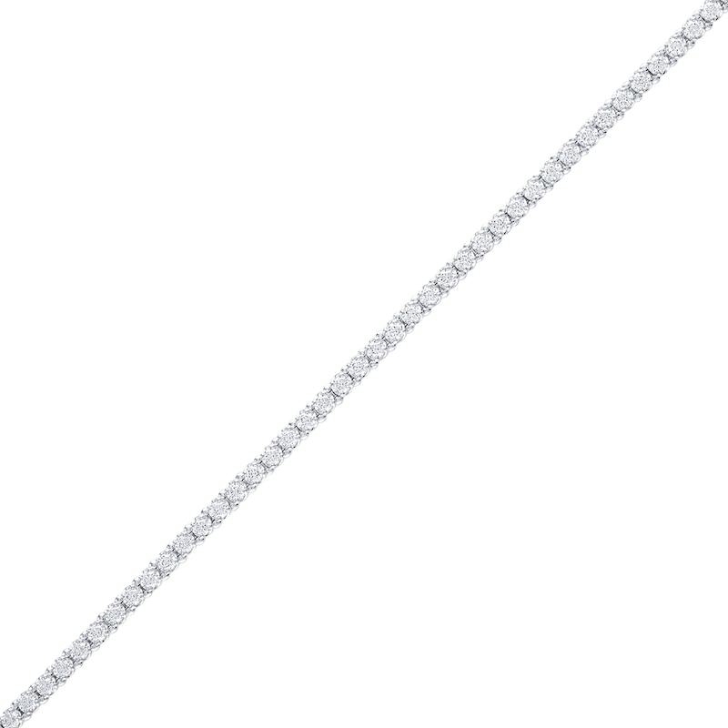 4.00 CT. T.W. Diamond Line Bracelet in 18K Gold