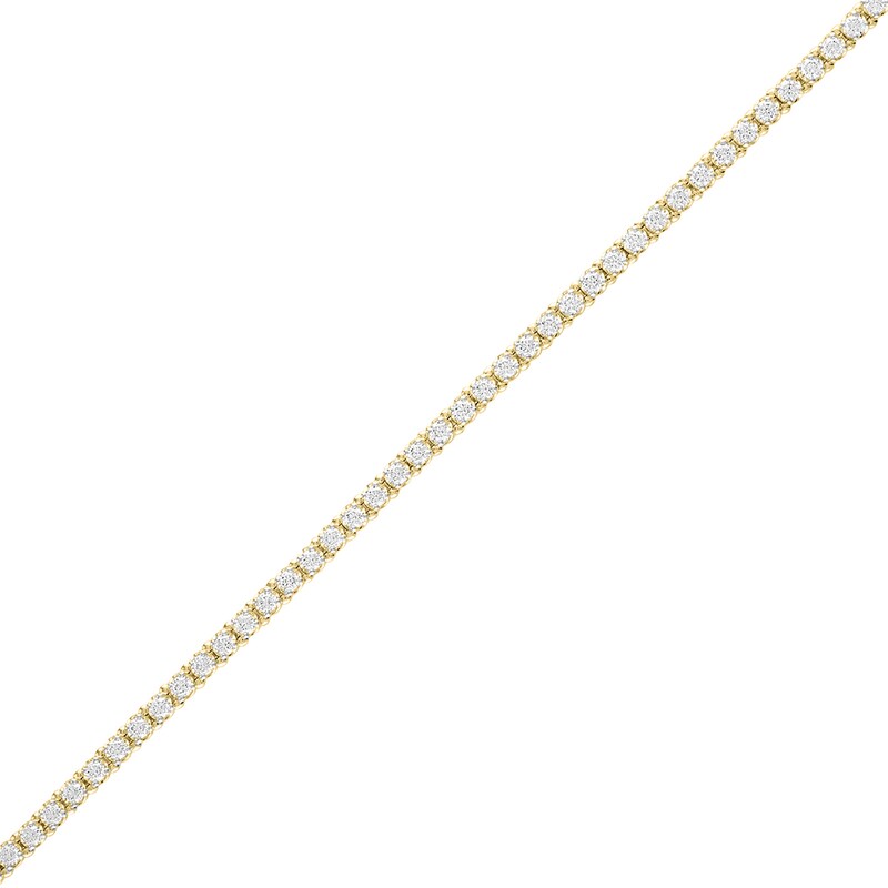 Main Image 2 of 4.00 CT. T.W. Diamond Line Bracelet in 18K Gold