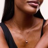 Thumbnail Image 2 of 0.15 CT. T.W. Multi-Diamond Swirl Frame Pendant in 10K Rose Gold