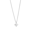 Thumbnail Image 1 of 1.00 CT. Certified Lab-Grown Diamond Solitaire Pendant in 14K White Gold (F/SI2) - 19"