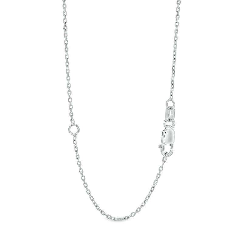 Main Image 3 of 1.00 CT. Certified Lab-Grown Diamond Solitaire Pendant in 14K White Gold (F/SI2) - 19"
