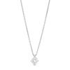 Thumbnail Image 1 of 0.50 CT. Certified Lab-Grown Diamond Solitaire Pendant in 14K White Gold (F/SI2) - 19"
