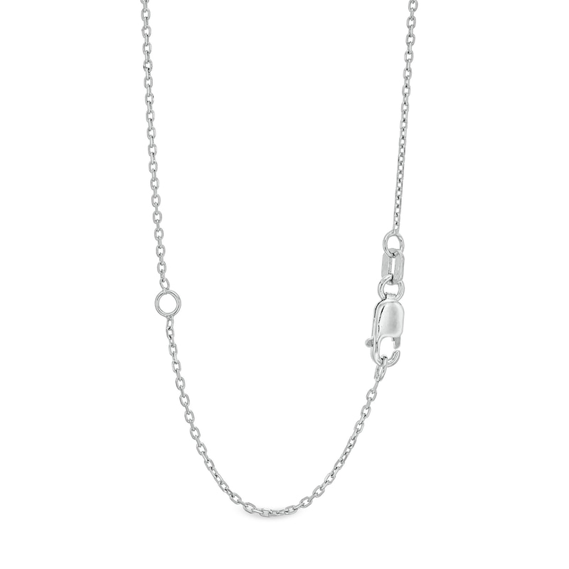 Main Image 3 of 0.50 CT. Certified Lab-Grown Diamond Solitaire Pendant in 14K White Gold (F/SI2) - 19"