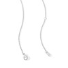Thumbnail Image 4 of 0.50 CT. T.W. Certified Lab-Grown Diamond Solitaire Pendant and Stud Earrings Set in Sterling Silver (F/SI2) - 19"