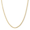 Thumbnail Image 1 of 3.0mm Glitter Rope Chain Necklace in Hollow 10K Gold - 24”