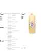 Thumbnail Image 3 of 0.40 CT. T.W. Canadian Certified Diamond Bezel-Set Solitaire Hoop Earrings in 14K Gold (I/I2)