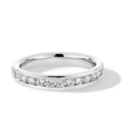 0.50 CT. T.W. Certified Lab-Grown Diamond Channel-Set Anniversary Band in 14K White Gold (F/VS2)