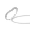 Thumbnail Image 3 of 0.25 CT. T.W. Diamond Contour Anniversary Band in 10K White Gold