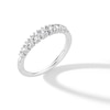 Thumbnail Image 3 of 0.50 CT. T.W. Certified Lab-Grown Diamond Graduated Nine Stone Anniversary Band in 14K White Gold (F/VS2)