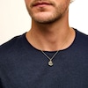 Thumbnail Image 2 of EFFY™ Collection Emerald and 0.145 CT. T.W. Black Diamond Evil Eye Pendant in 14K Gold