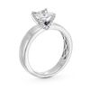 Thumbnail Image 3 of Vera Wang Love Collection 0.95 CT. T.W. Princess-Cut Diamond Solitaire Engagement Ring in 14K White Gold