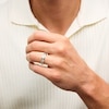 Thumbnail Image 2 of 0.20 CT. T.W. Diamond Graduated Nine Stone Stepped Edge Anniversary Band in 10K White Gold