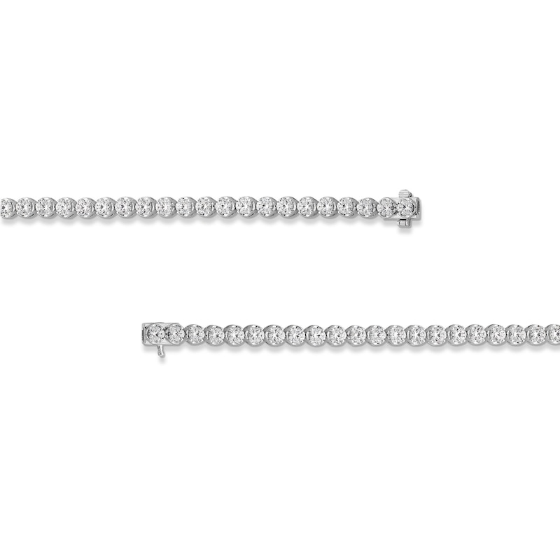 Main Image 3 of 5.00 CT. T.W. Certified Lab-Grown Diamond Tennis Bracelet in Sterling Silver (F/SI2)