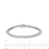 Thumbnail Image 4 of 5.00 CT. T.W. Certified Lab-Grown Diamond Tennis Bracelet in Sterling Silver (F/SI2)