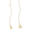 Thumbnail Image 3 of 0.05 CT. T.W. Diamond Twist Rhombus Pendant in Sterling Silver with 10K Gold Plate