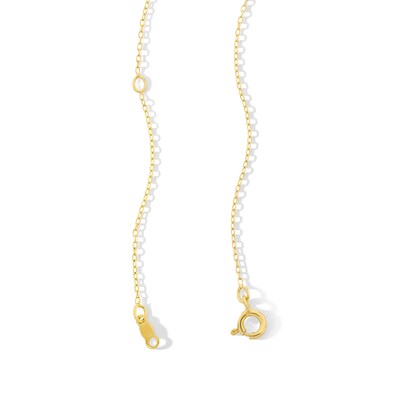 0.05 CT. T.W. Diamond Twist Teardrop Pendant in Sterling Silver with 10K Gold Plate