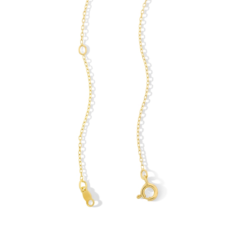 0.05 CT. T.W. Diamond Twist Teardrop Pendant in Sterling Silver with 10K Gold Plate