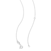 0.05 CT. T.W. Diamond Open Teardrop Pendant in Sterling Silver