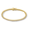 Thumbnail Image 1 of 1.00 CT. T.W. Certified Lab-Grown Diamond Tennis Bracelet in Sterling Silver with 10K Gold Plate (I/SI2)
