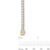 Thumbnail Image 3 of 2.00 CT. T.W. Certified Lab-Grown Diamond Tennis Bracelet in Sterling Silver with 10K Gold Plate (I/SI2)