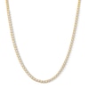 Thumbnail Image 1 of 2.00 CT. T.W. Certified Lab-Grown Diamond Line Necklace in Sterling Silver with 10K Gold Plate (I/SI2)