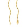 Thumbnail Image 3 of 2.00 CT. T.W. Certified Lab-Grown Diamond Line Necklace in Sterling Silver with 10K Gold Plate (I/SI2)